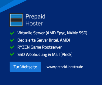 Prepaid Hoster Werbe-Banner